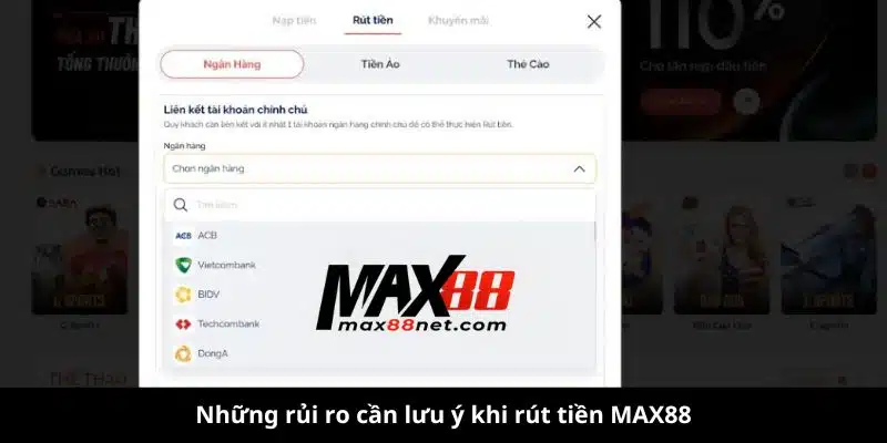 rút tiền max88