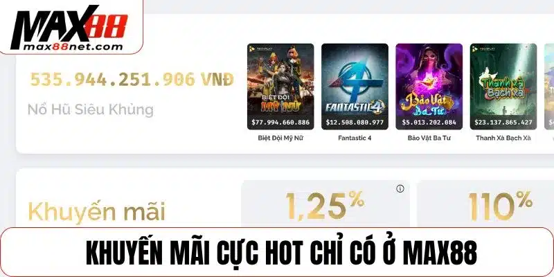 MAX88 - Max88NET.COM website cá cược chính thức của Max 88 18 Khuyến mãi cực hot chỉ có ở MAX88